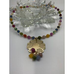 Eternal Grace – Handmade Multicolor Semiprecious Stone Necklace